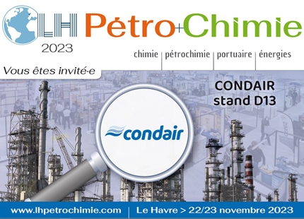Condair participe pour la première fois au salon LH Pétrochimie !