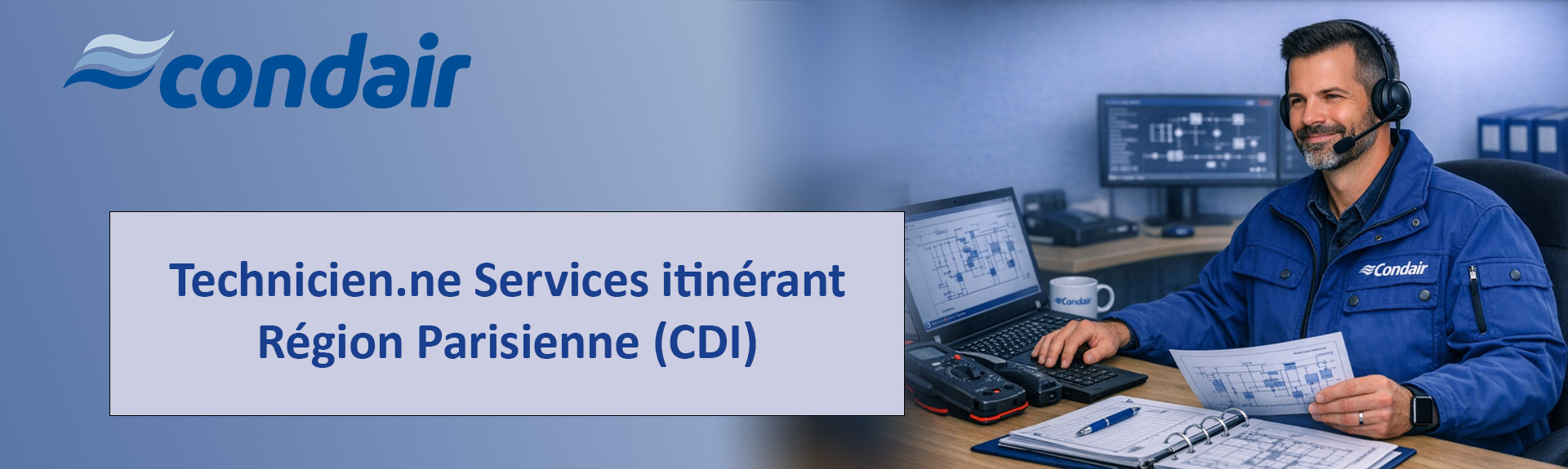 Poste de technicien Service 